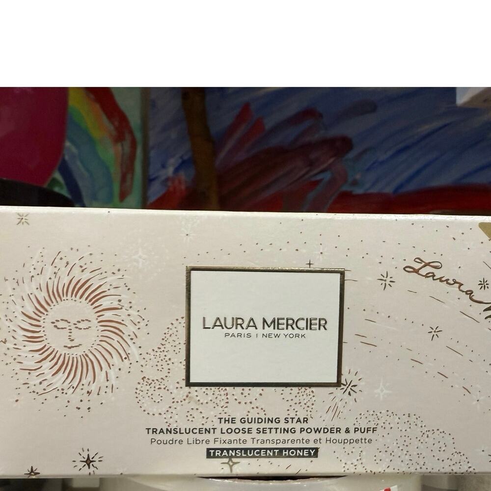 Laura Mercier The Guiding Star Loose Setting Powder & Puff – Translucent Honey